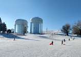 Local Sledding Hill Under The Watertowers