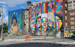 Murale di Ellis Island di Eduardo Kobra