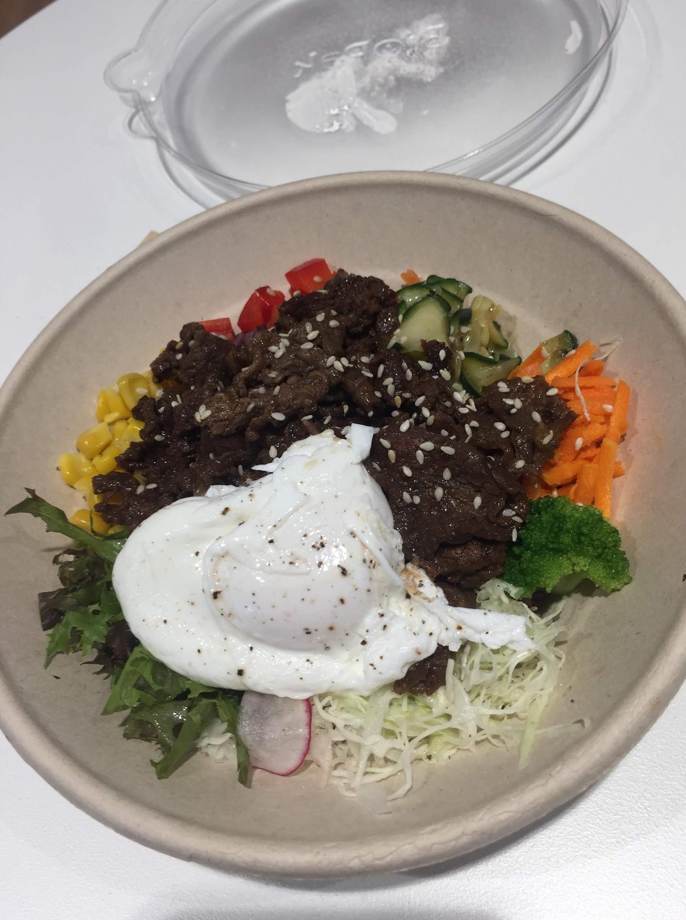 Bibimbap en grill