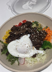 Bibimbap and grill