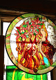 Hand of Man Stained Glass