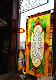 Hand of Man Stained Glass