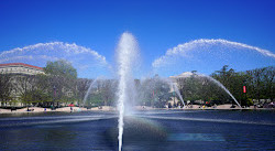 La fontana del Giardino delle sculture della Galleria Nazionale d'Arte