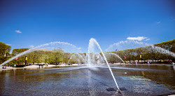 La fontaine du jardin de sculptures de la National Gallery of Art