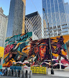 Fulton Street Art Wall