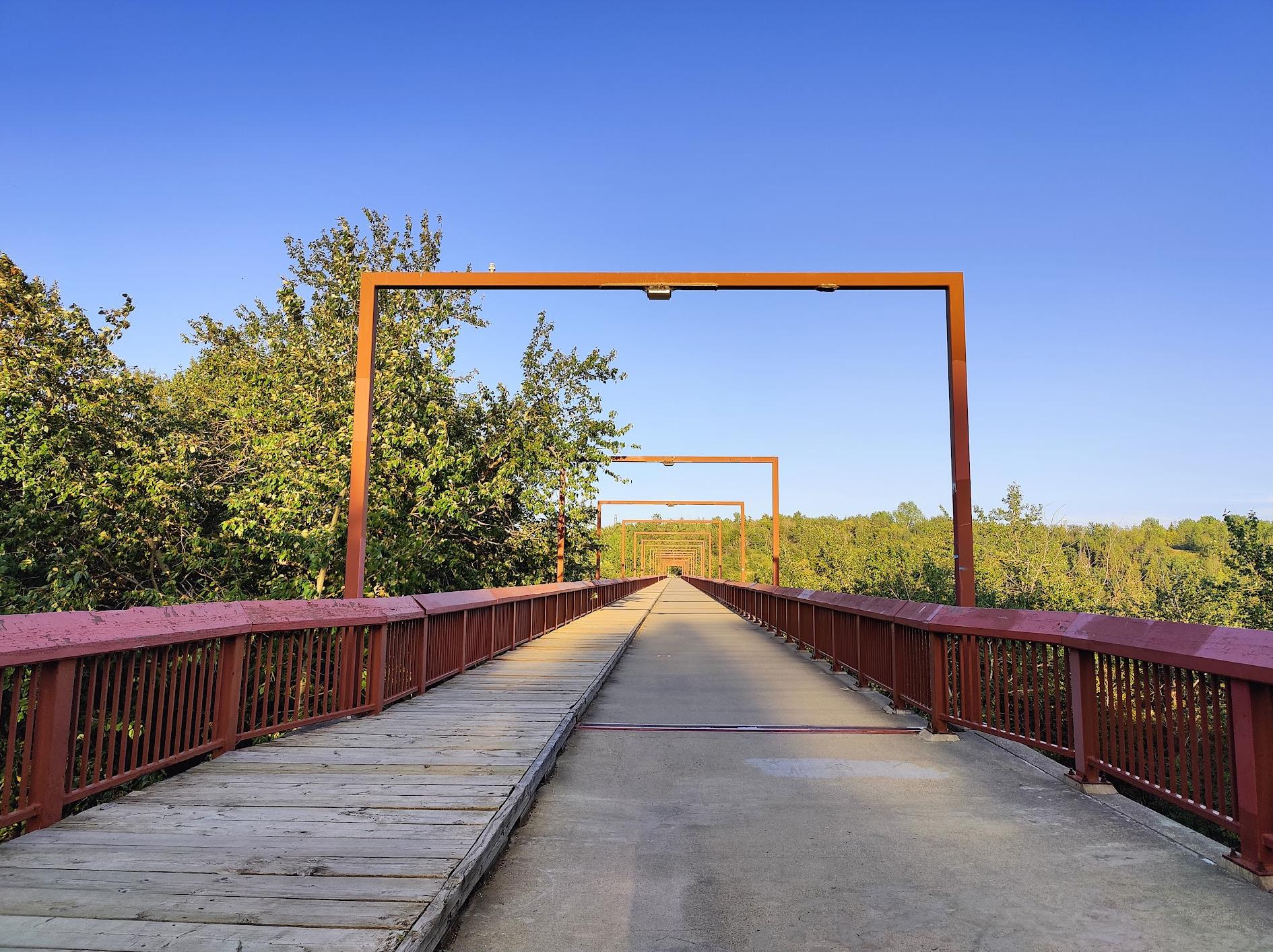 Puente peatonal del parque científico Strathcona