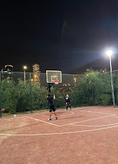 Calida Basketball half Court