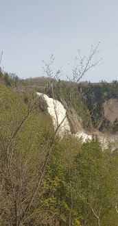 Stationnement du parc des chutes Montmorency