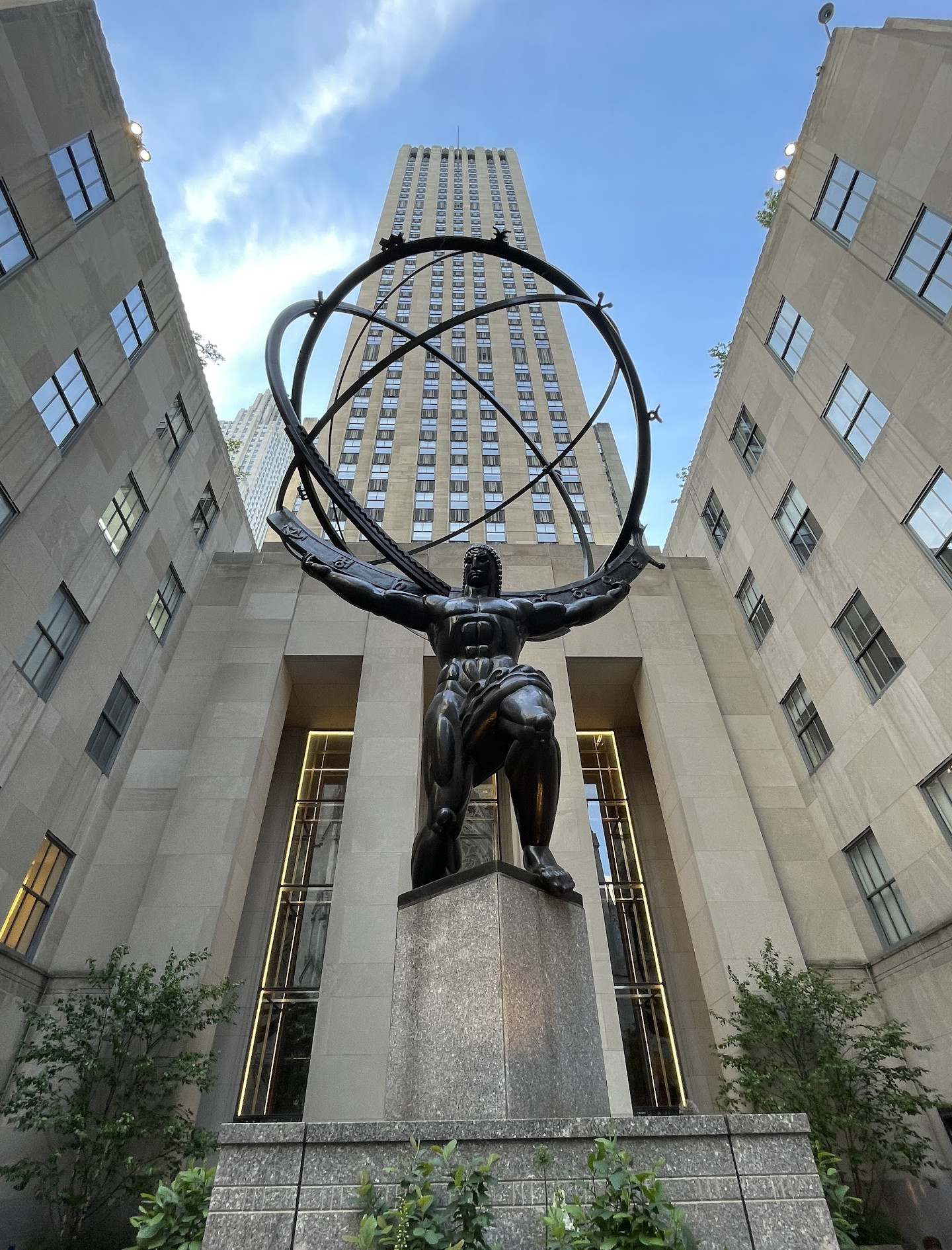 Escultura De Atlas Rockefeller Center 5ta Ave