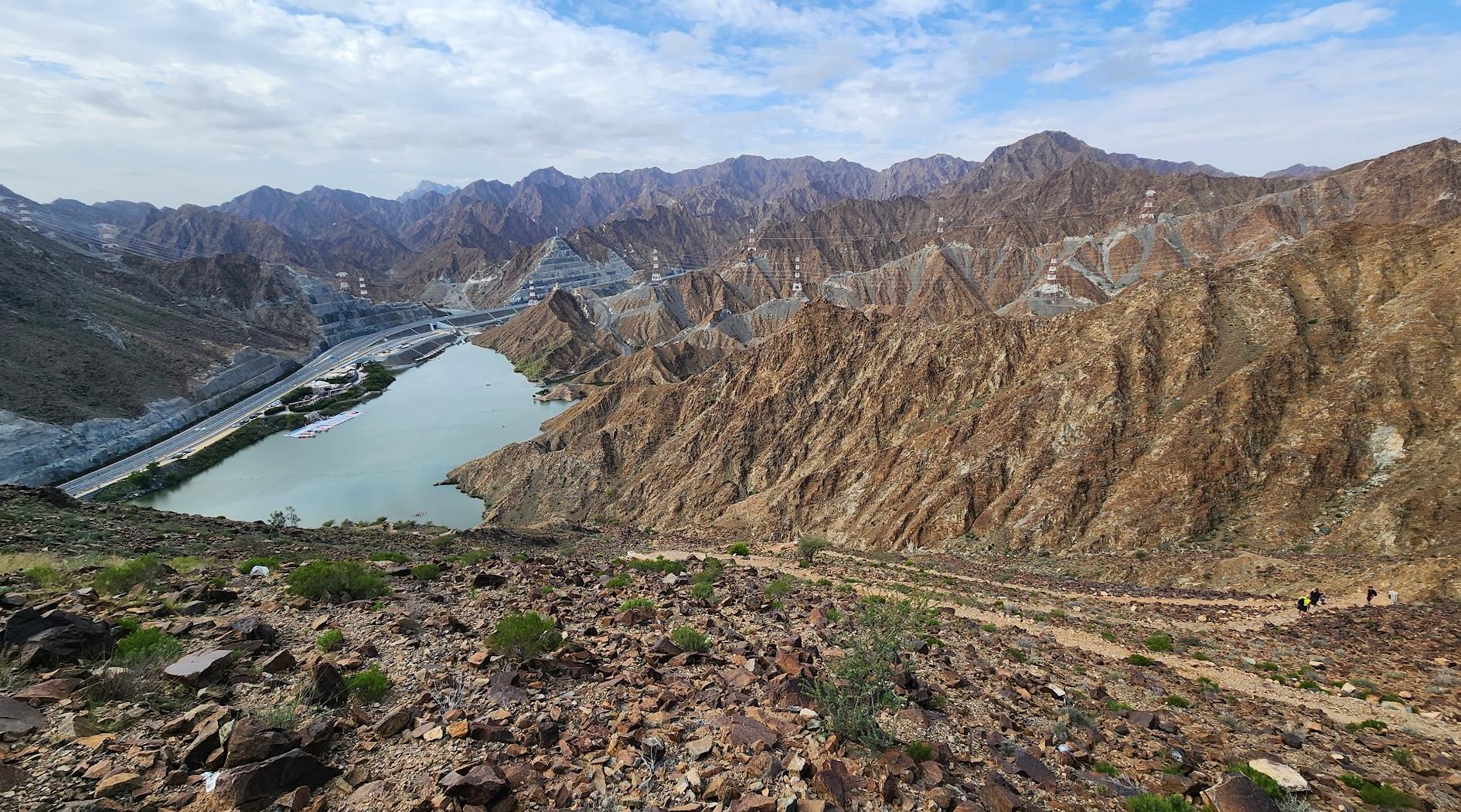 Wadi Shi Raafisah Dam naar observatiedek