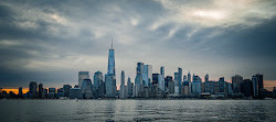 Observatiedek voor de skyline van New York