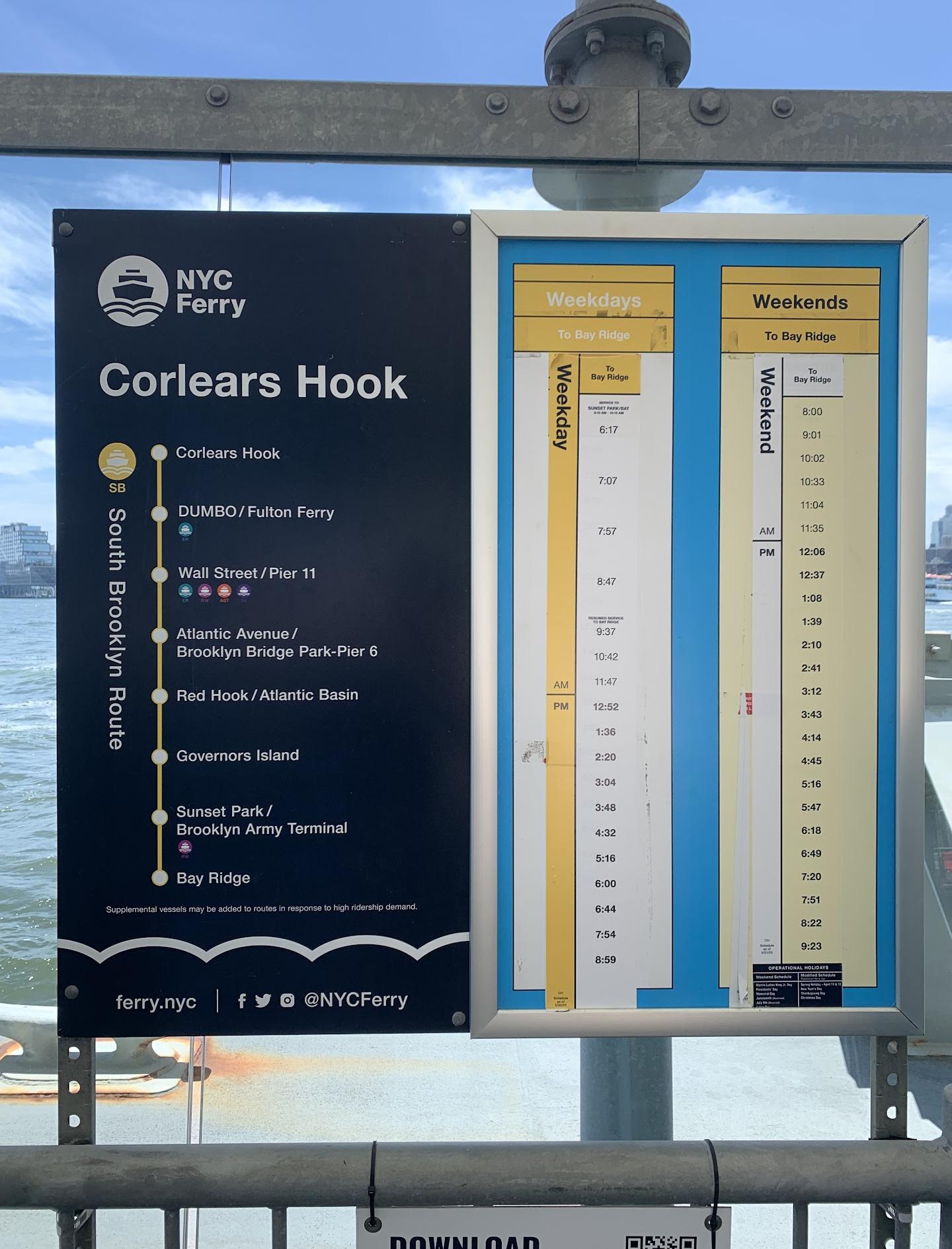 Terminal dei traghetti di Corlears Hook