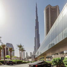 Fermata dell'autobus della metropolitana del Dubai Mall Landside 1