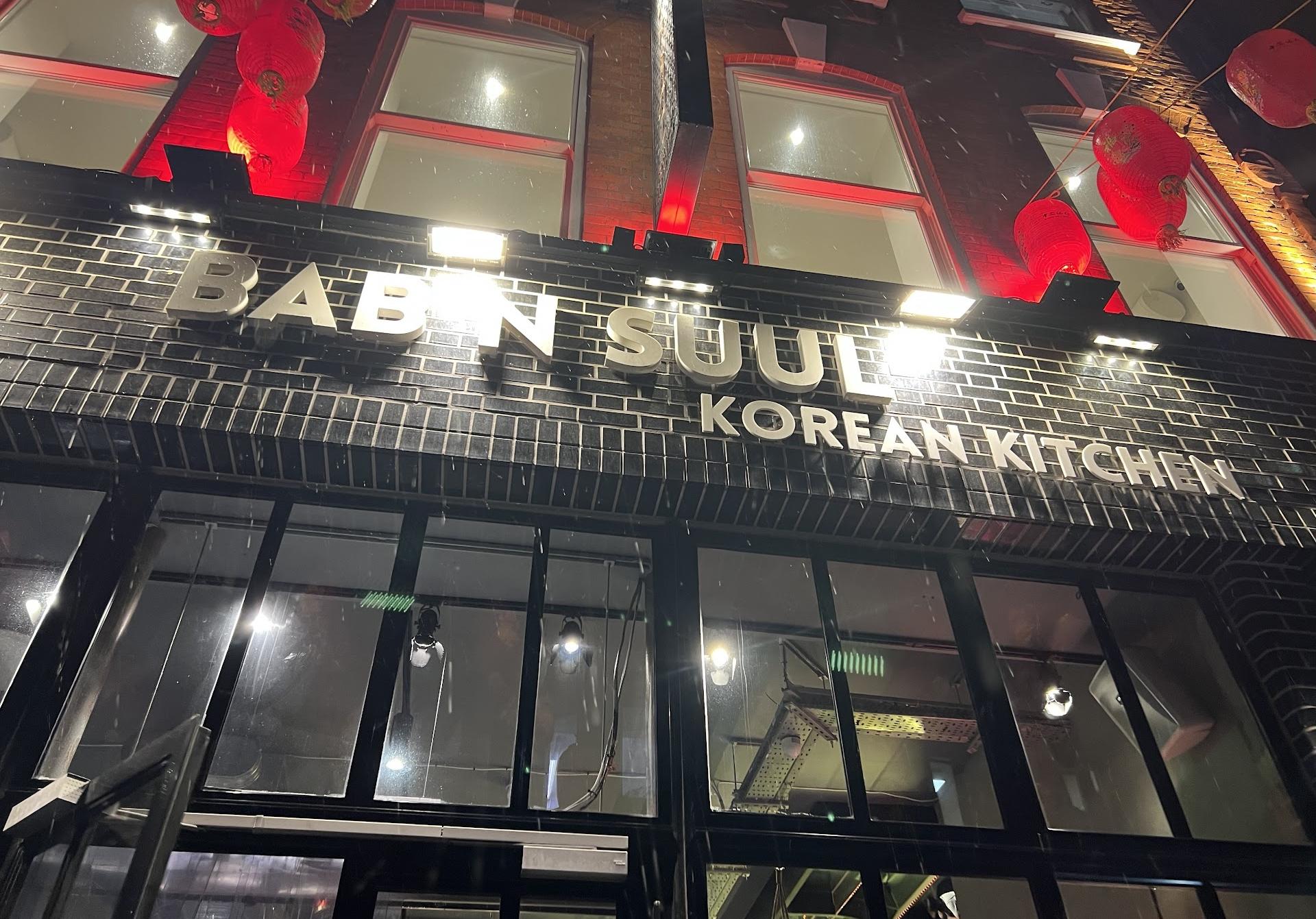 BAB N SUUL, cozinha coreana
