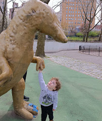 Aire de jeux pour dinosaures