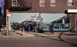 نقاشی دیواری هنرمند خیابانی ROA