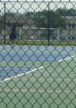 Tennis Courts at Hillsborough High School