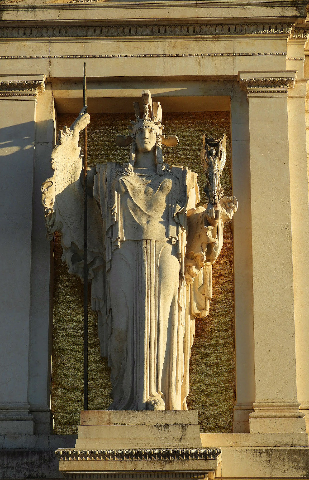 Goddess of Rome statue