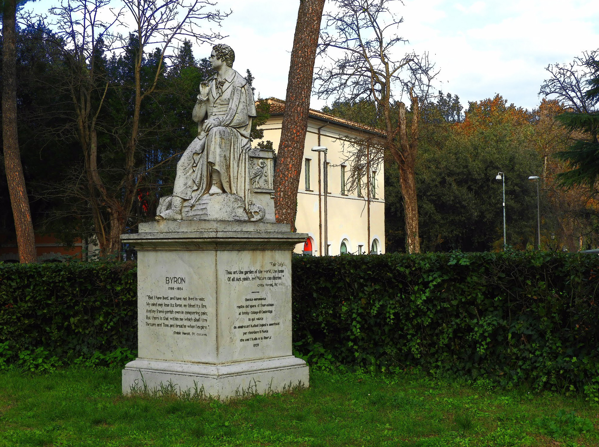 Monument to Lord Byron