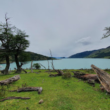 Sendero al catamaran hielos Patagonia