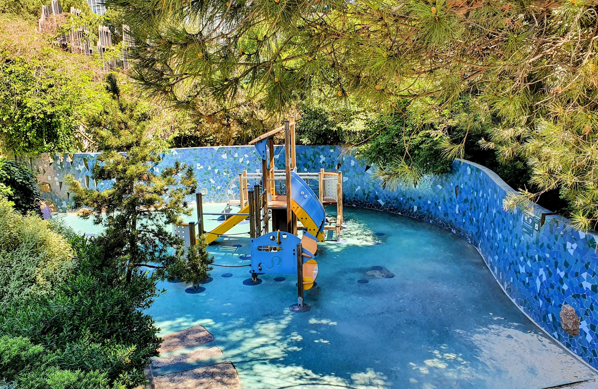 Spielbereich im Atlantischen Garten