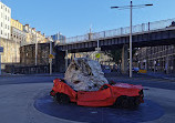 Still Life with Stone and Car