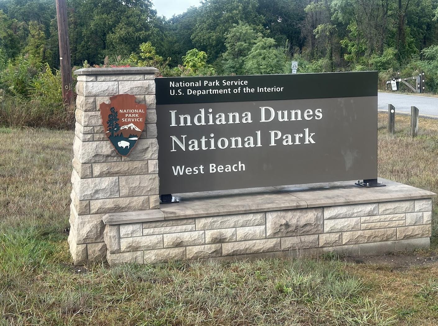 Indiana Dunes National Park West Beach Southbound Entrance