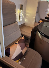 Lounge dell'Etihad Airways Abu Dhabi