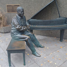 Oscar Peterson Statue