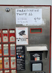 Máquina expendedora de billetes de aparcamiento