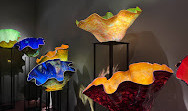 Jardin et verre de Chihuly