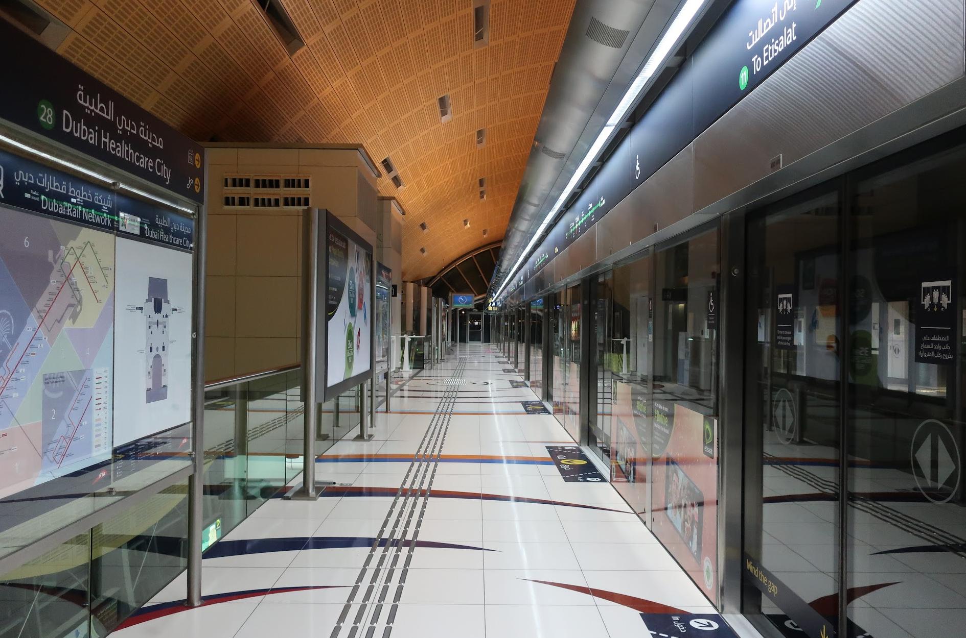 Dubai Healthcare City Metro Bus Stop 1