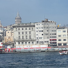 Galata bridge apart istanbul