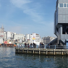 Galata bridge apart istanbul