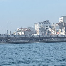 Galata bridge apart istanbul