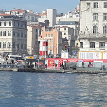 Galata bridge apart istanbul