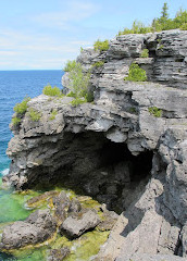 De grot, het Bruce Peninsula National Park