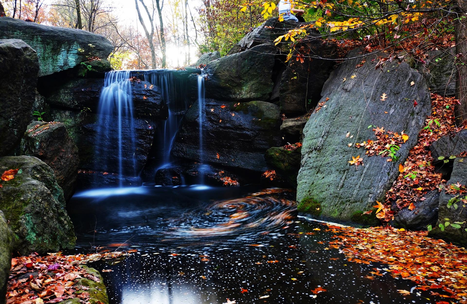 Cascada del lago North Woods