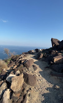 Bergtop uitzichtpunt