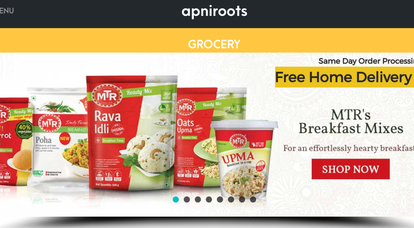 apniroots Indian Grocery Online Delivery