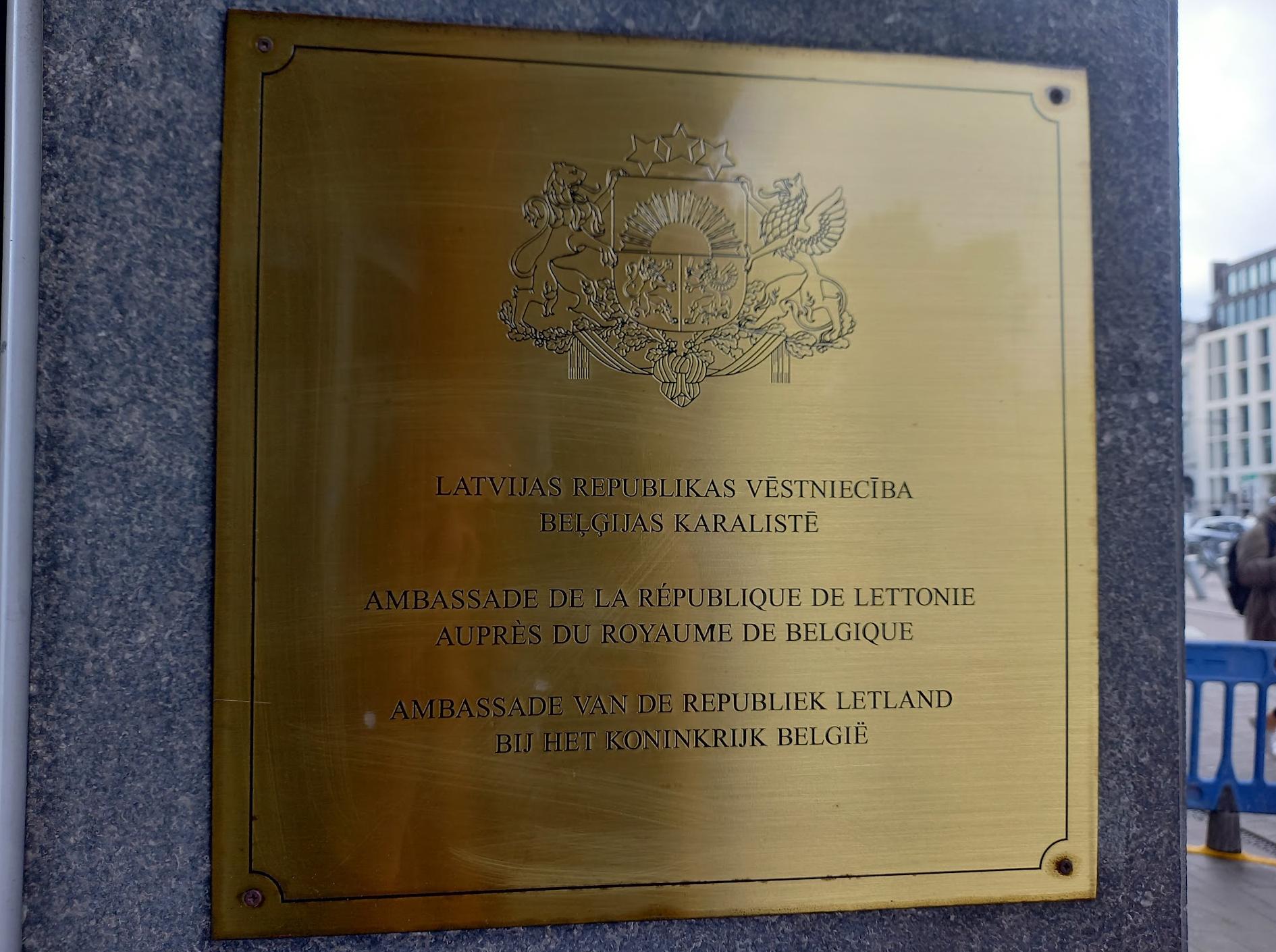 l'Ambassade du Lettonie à Bruxelles
