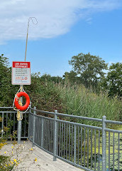 Parco per cani in riva al lago