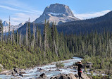 Takakkaw Falls Parking Lot