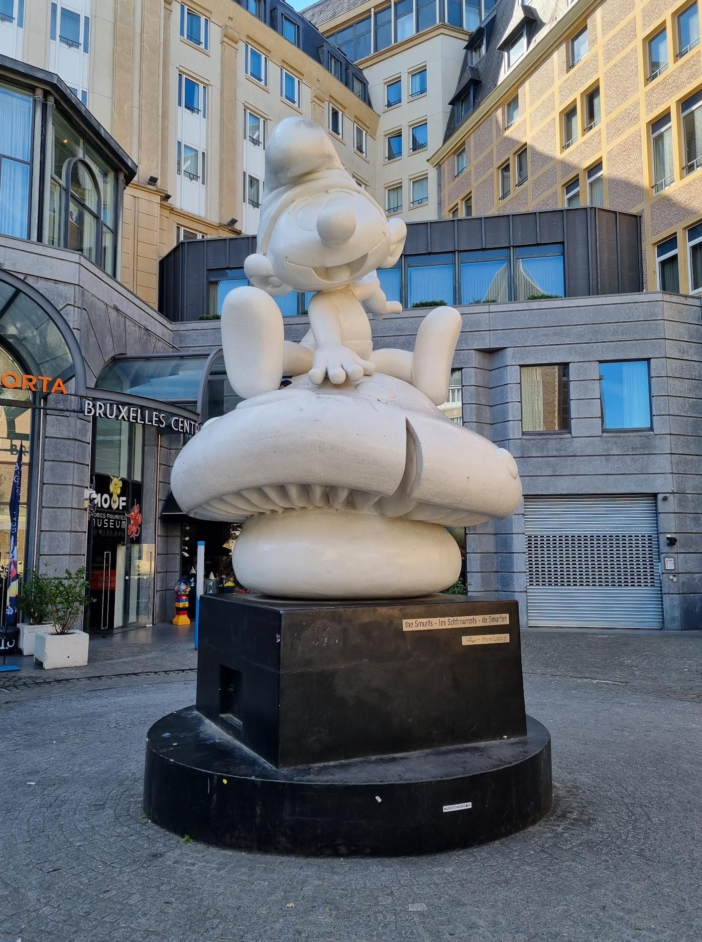 The Smurfs Statue