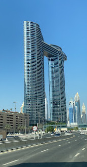 Wolkenkratzer der Stadt Dubai