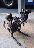 Kangaroo Spare Parts Metal Sculpture